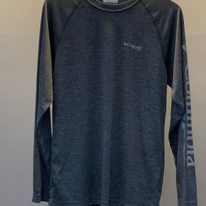 Columbia PFG Pro Fishing Gear 50 SPF sun protective fabric shirt ~worn twice